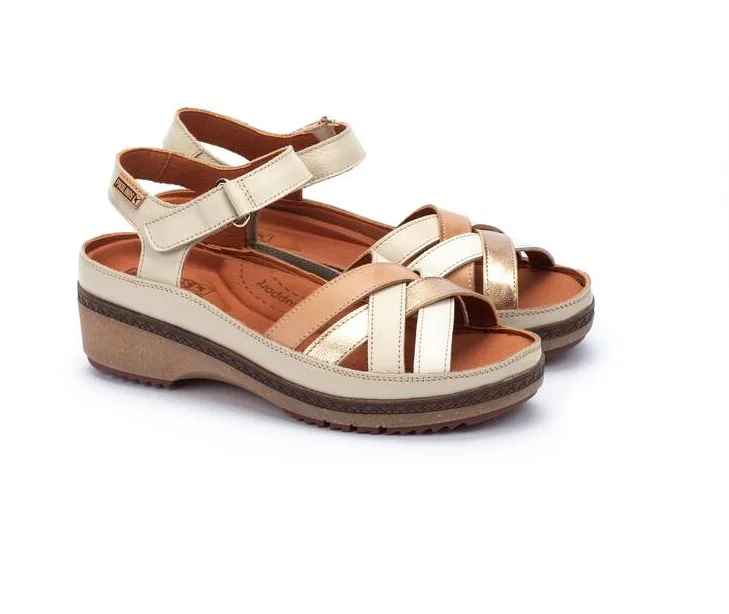 Women's Pikolinos Granada Sandals with Multicolor Straps Color: Marifil