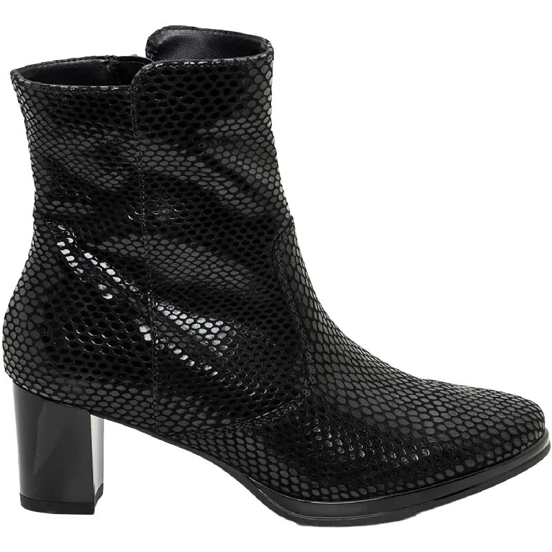 Women's Ara Osmanthus Black Snake Print