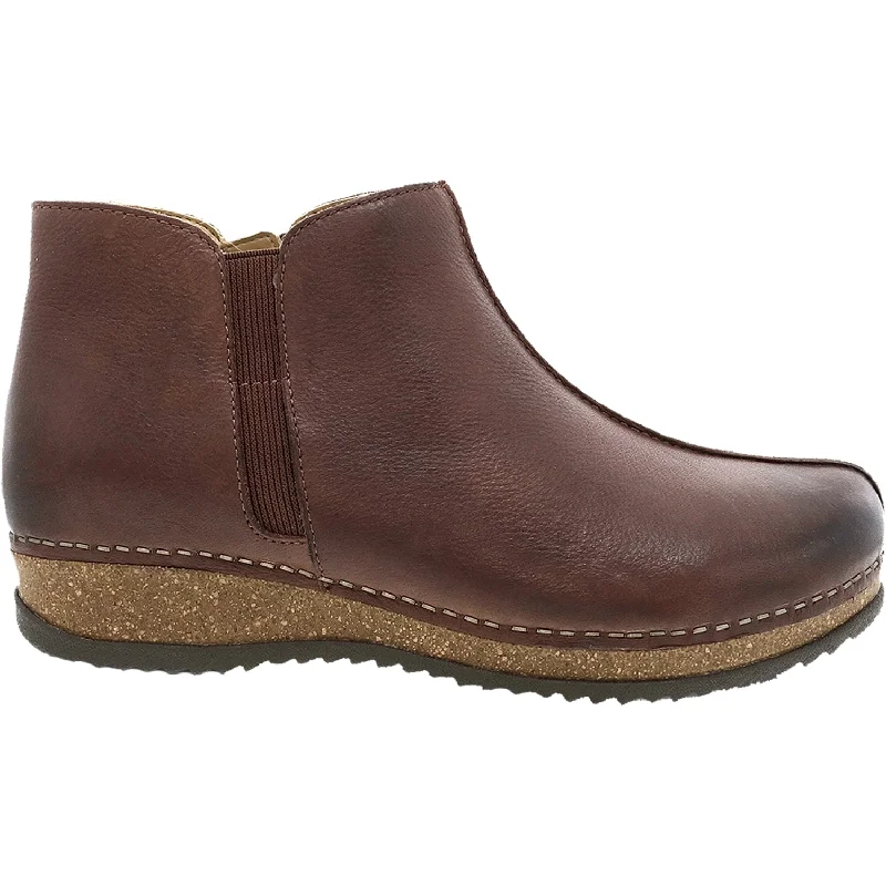 Dansko Makara Brown Waxy Milled Leather