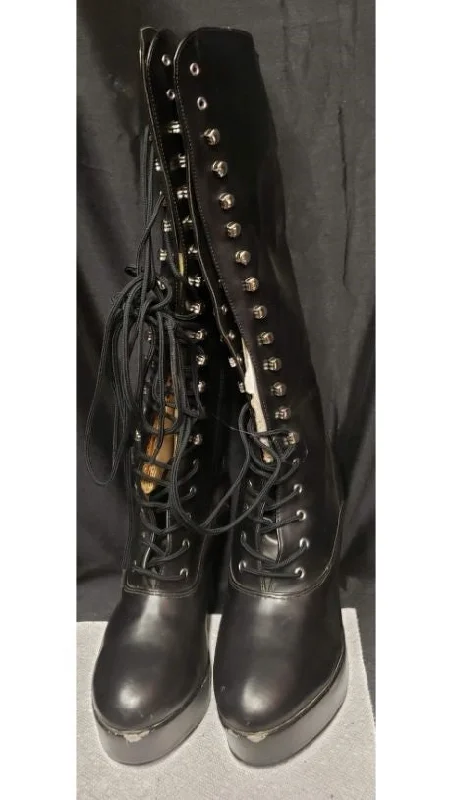 4" Exotica -- Women's Platform Dress Boot -- Black