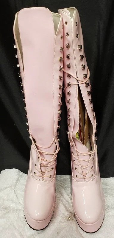 5" Electra -- Women's Granny Style Dress Boot -- Pink Patent