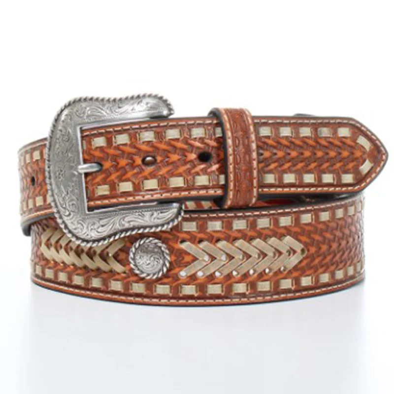 Nocona Men's Basketweave Belt