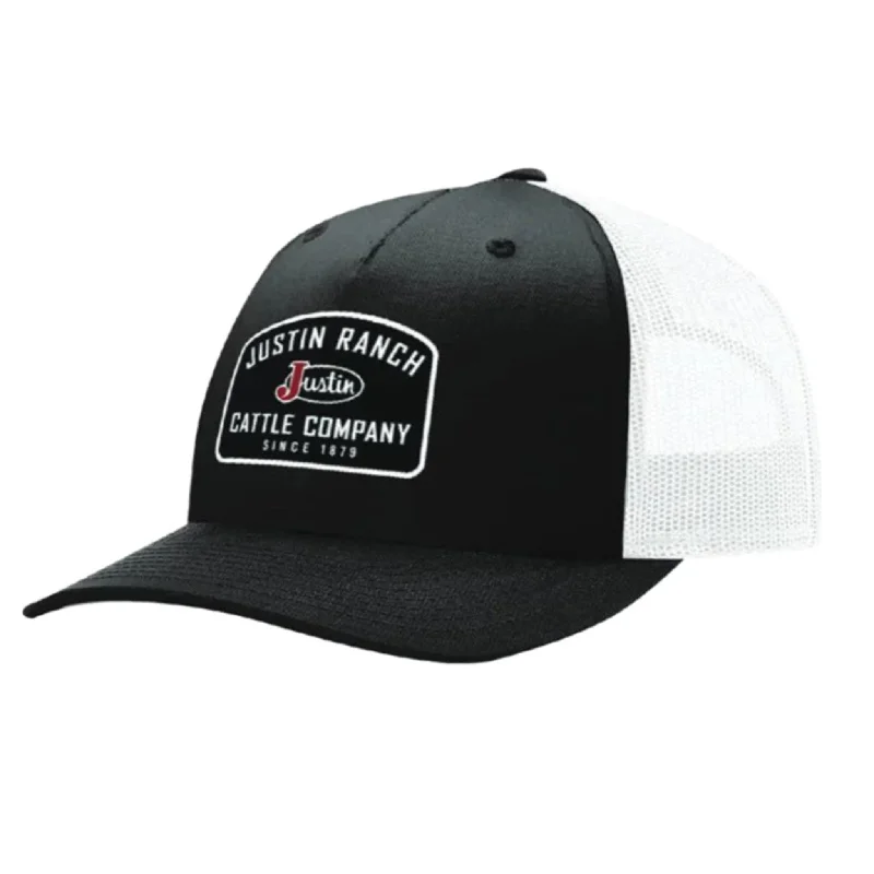 Justin Black Ranch Cattle Co Cap