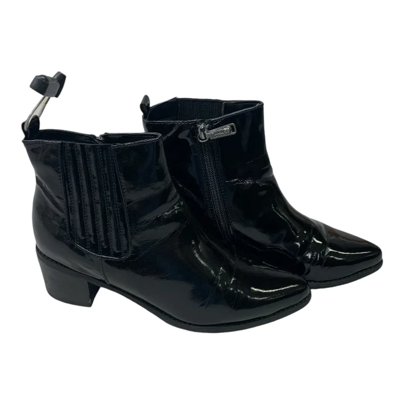 Boots Ankle Heels By Blondo In Black, Size: 10