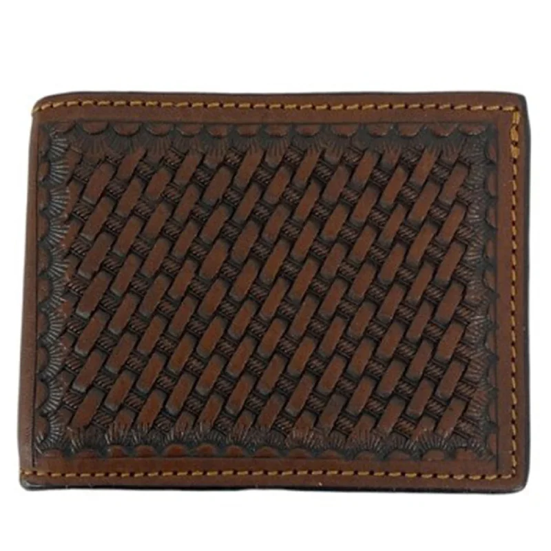 Brown Basket Weave Bifold