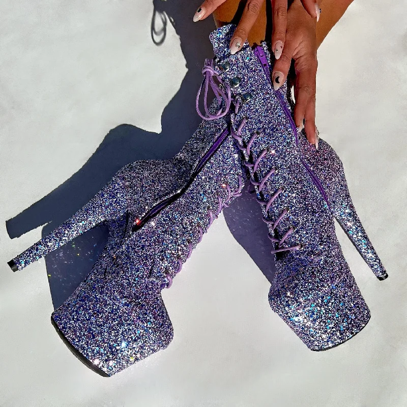 The Glitterati Xtra - Boot - Confetti -7INCH