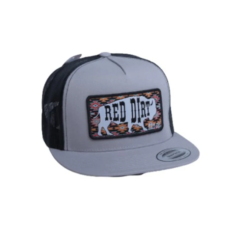 Red Dirt Co. Silver/Aztec Buffalo Cap