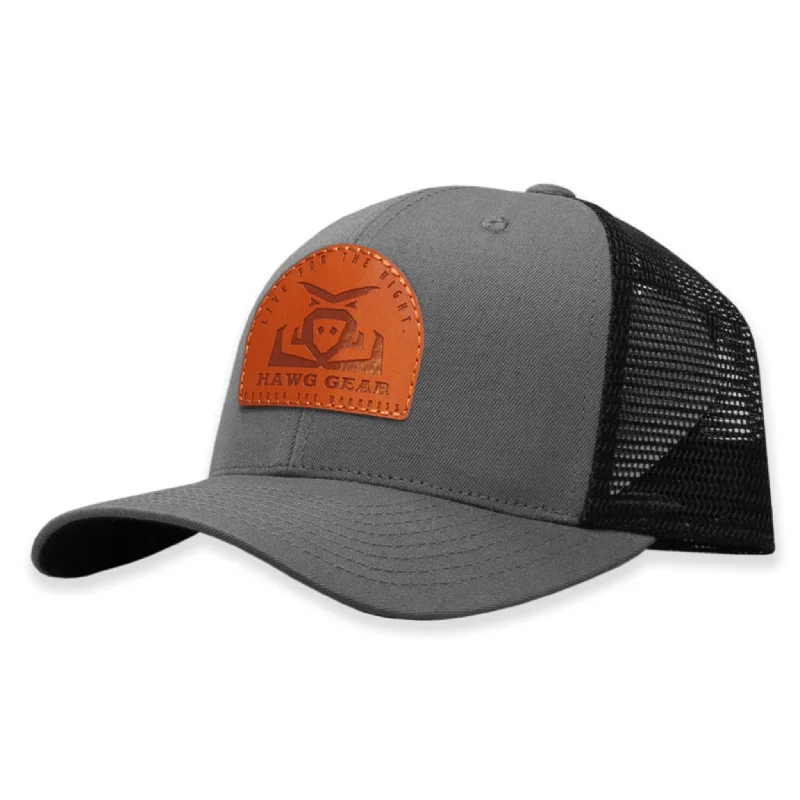 Rope Smart Grey & Black Hawg Gear Cap