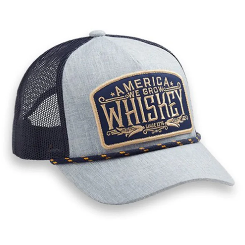 Rural Cloth Grey We Grow Whiskey Cap