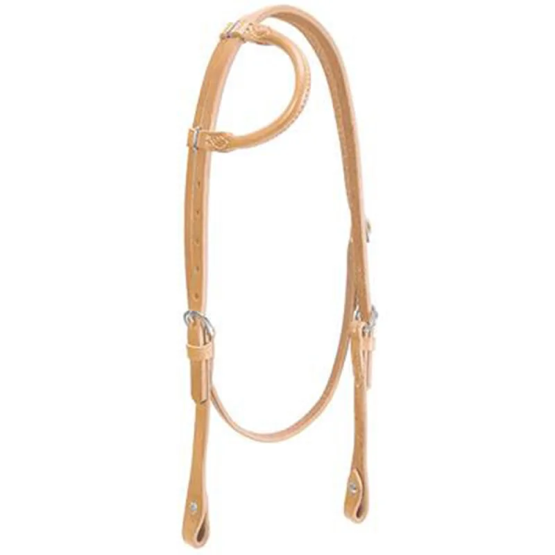 Weaver Leather Horizons Rolled Sliding Ear Headstall