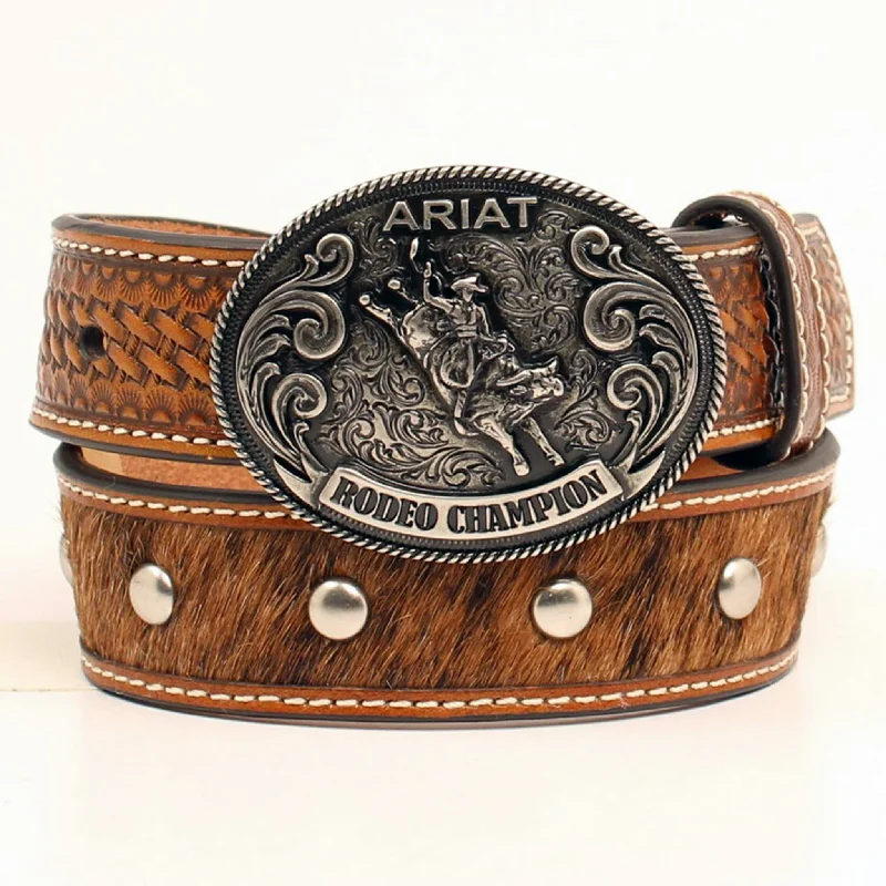 Ariat Kid's Hide & Stud Belt