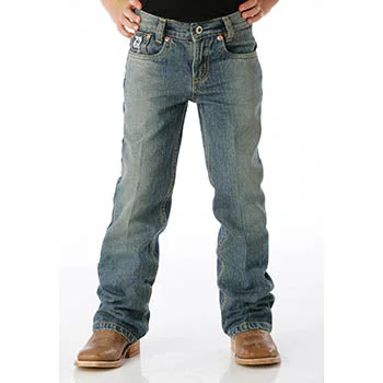 Cinch Boys Medium Stonewash White Label Jeans