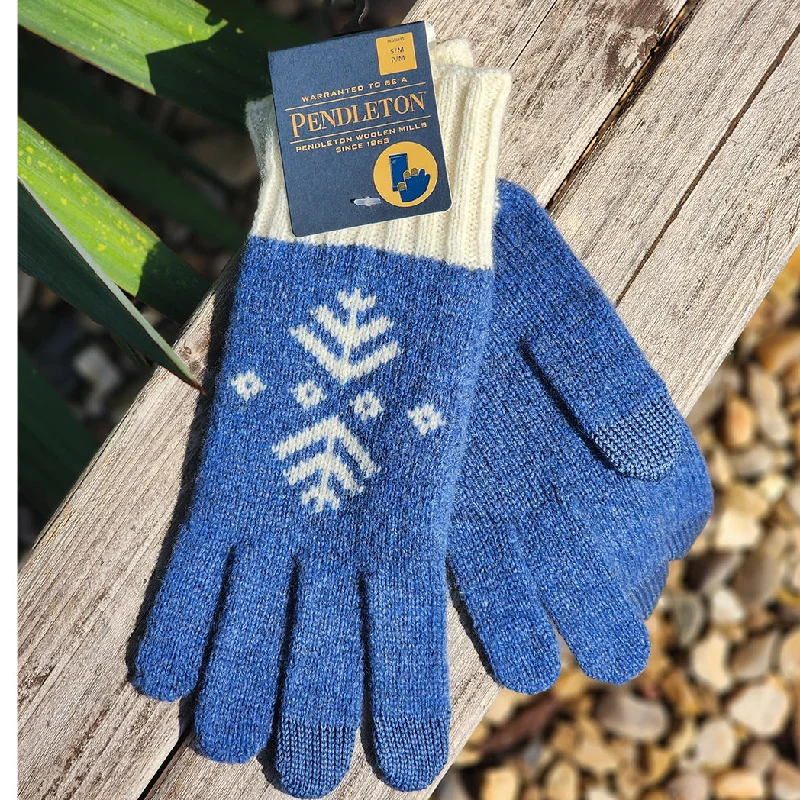 Pendleton Luminaria Light Blue Gloves