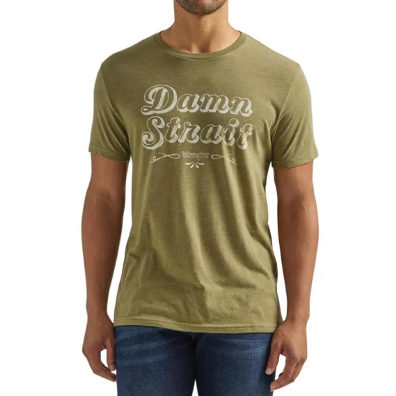 Wrangler Olive Heather Damn Strait Tee