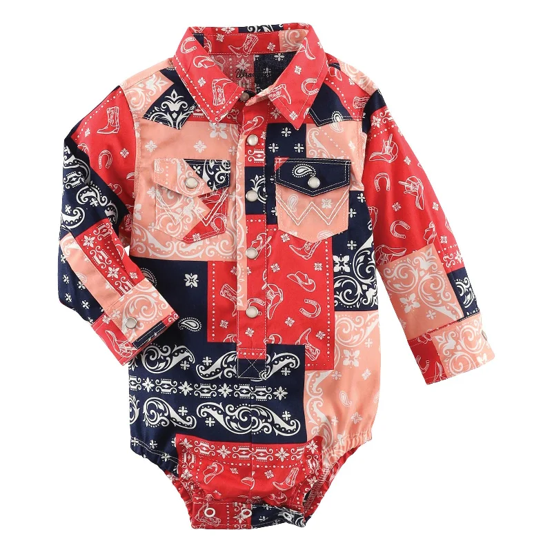 Wrangler Infant/Toddler Patchwork Onesie