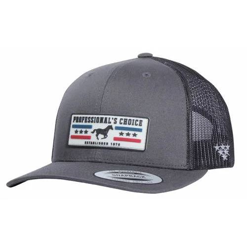 Professional's Choice Retro Charcoal Trucker Cap