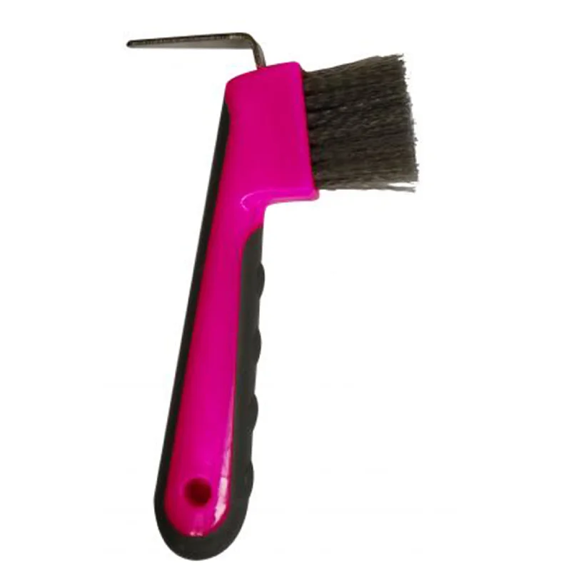 Showman Hot Pink Soft Grip Hoof Pick