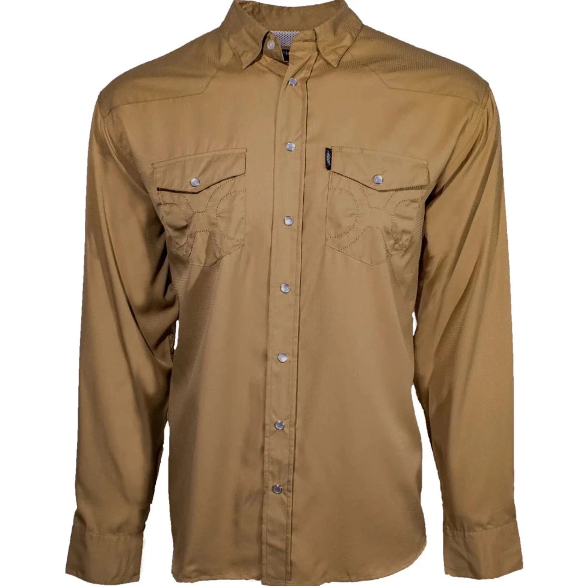 Hooey Men's SOL Tan Tigers Eye Shirt