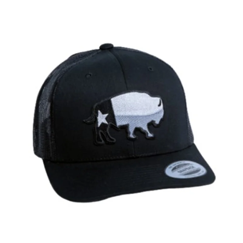 Red Dirt Texas Buffalo Grey Scale Cap