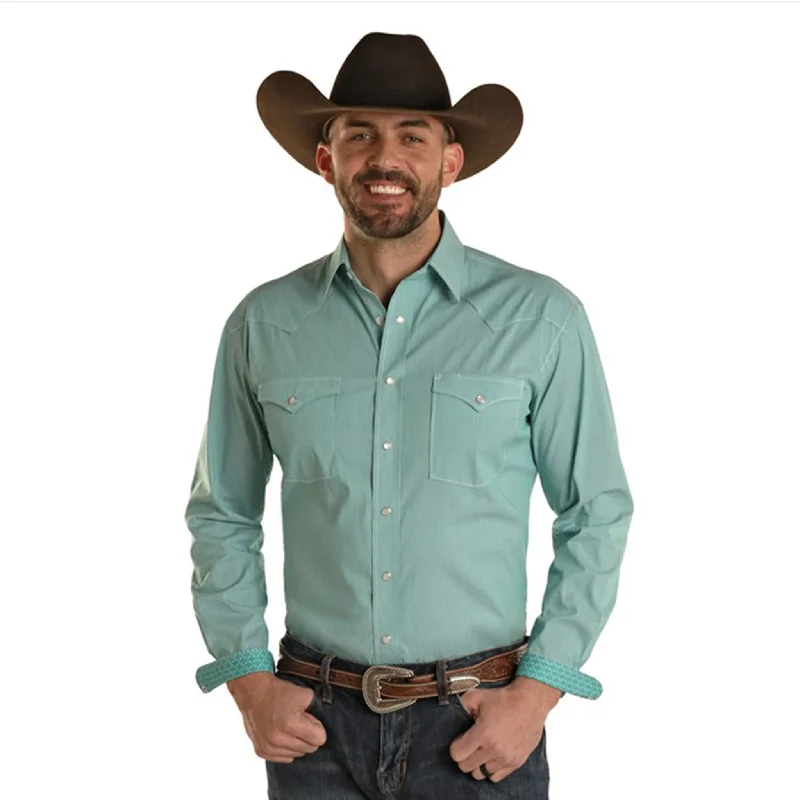 Panhandle Slim Men's Turquoise Shirt