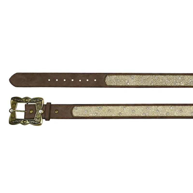 Catchfly Women's Brown Lace Belt