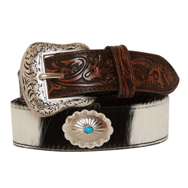 Myra Bags Women's Turquoise Tooled Belt