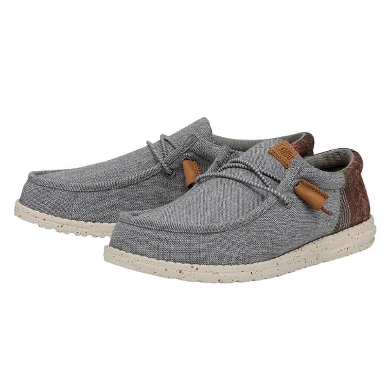 Hey Dude Wally Funk Baja Grey Shoes