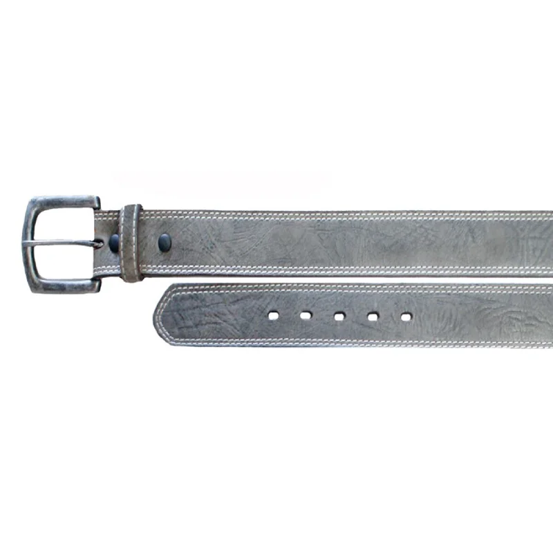 Twisted X Grey Elephant Stamped Belt