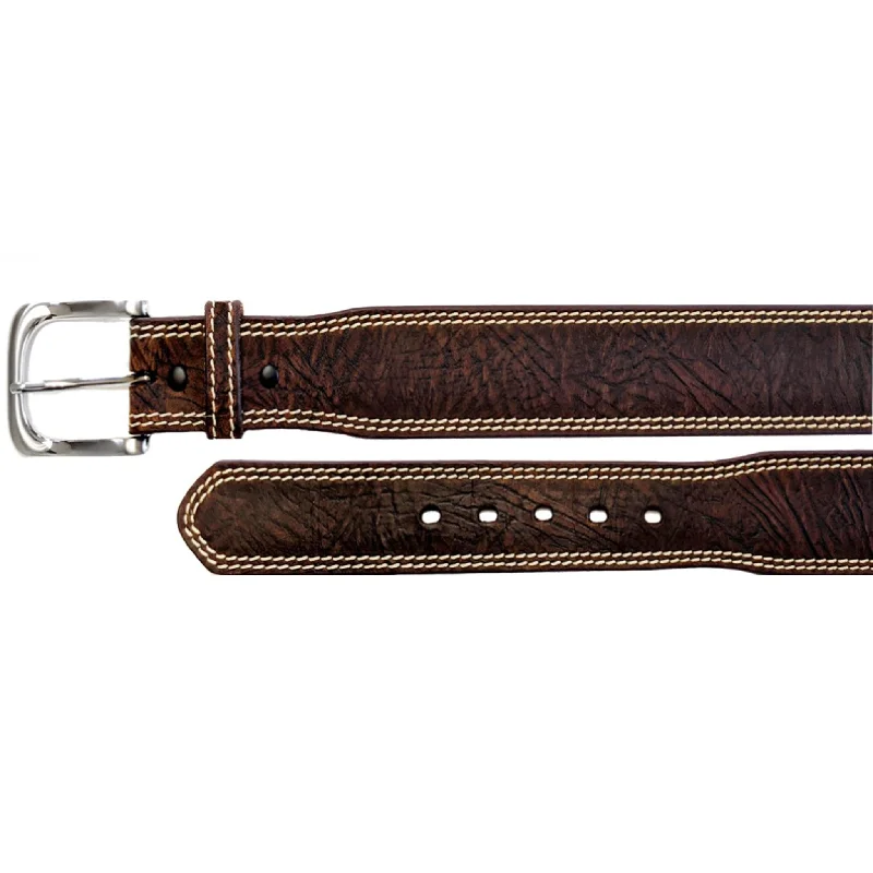 Western Fashion Men's Solid Brown Belt