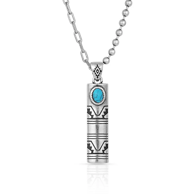 Montana Silversmiths Stonehenge Buffed Necklace